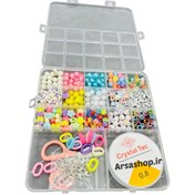 تصویر پک ملزومات ساخت دستبند و گردنبند مدل Hand made دونخ 