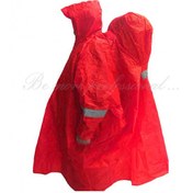 تصویر پانچو کوهنوردی کله گاوی مدل P1 آستین دار با جایگاه کوله پشتی 