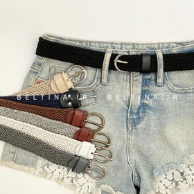 تصویر کمربند کنفی اسپرت مردانه و زنانه – رنگ‌بندی متنوع و جذاب Unisex Sporty Jute Belt – Colorful & Attractive