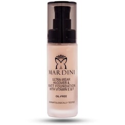 تصویر کرم پودر مات ماردینی 30 میل ULTRA-WEAR HI-COVER & MATTE FOUNDATION MARDINI