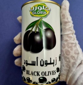 تصویر کنسرو زیتون سیاه گلوریا 400 گرمی ا GLORIA black Olives GLORIA black Olives