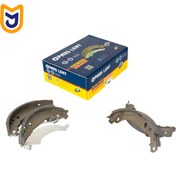 تصویر لنت ترمز عقب کفشکی پژو ۲۰۶ تیپ ۲ و ۳ برند پارس آبی 