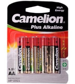 تصویر باتري نيم قلمي کمليون مدل پلاس آلکالاين ا Camelion Plus Alkaline AAA Battery Camelion Plus Alkaline AAA Battery