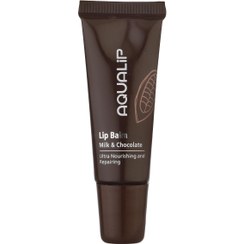 تصویر بالم لب آکوالیپ حاوی شیر و شکلات Aqualip Lip Balm Milk & Chocolate