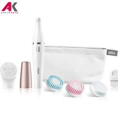 تصویر اپیلاتور و برس پاک کننده صورت براون مدل BRAUN 3-in-1 851 
