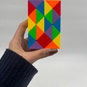 تصویر روبیک ماری 24تکه مویو رنگی 