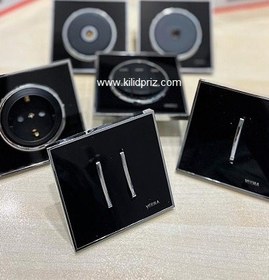 تصویر کلید کولر ویرا الکتریک مدل شهاب مشکی زه نقره ای 