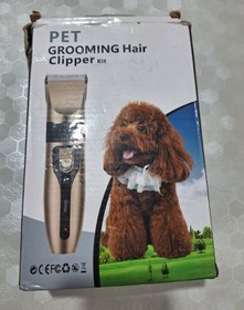 تصویر دستگاه اصلاح موی حرفه ای برای سگ و گربه ها و حیوانات خانگی به همراه لوازم جانبی شارژی بدون سیم) بی صدا برای سگ گربه برند : Mumoo مدل: X11 Rechargeable Hair Trimmer Pet Dog Clipper/Silent electric charge grooming machine for dogs and cats. Brand: Mumoo. Code: N 90