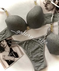 تصویر ست شورت و سوتین اسفنجی 