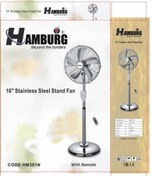 تصویر پنکه کنترلی تمام استیل هامبورگ مدلHM301 Stainless steel standfan HM301