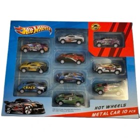 تصویر اسباب‌بازی ست ماشین فلزی ۱۰ عددی Hot Wheels 
