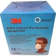 تصویر ماسک تنفسی فیلتر دار 3M مدل HY8222 بسته 12 عددی 