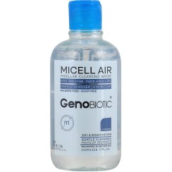 تصویر محلول میسلار واتر پاک کننده آرایش صورت ژنوبایوتیک مدل پوست خشک و معمولی حجم 240 میلی لیتر 