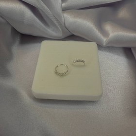 تصویر پرسینگ بینی حلقه ای 