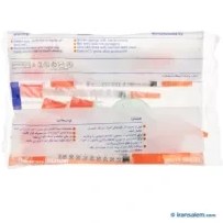 تصویر سرنگ انسولین یکپارچه 1ml حلما طب برند :