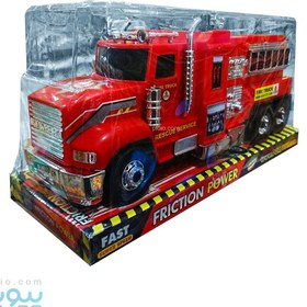 تصویر ماشین آتش نشانی اسباب بازی dorj toy dorj toy fire engine