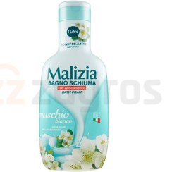 تصویر فوم شست و شو بدن مناسب انواع پوست حاوی گل بهار وایت ماسک مالیزیا مدل Malizia Muschio Bath Foam Malizia Muschio Bath Foam 1000ml