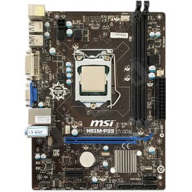 تصویر مادربرد ام اس ای H81M-P33 Motherboards MSI H81M-P33