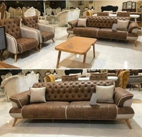 تصویر مبلمان چوبکا مبل راحتی کد۸ Chester Shaperk sofa