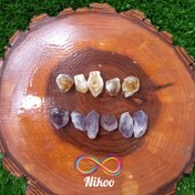 تصویر پک 6 عدد سیترین و 6 عدد امیتیست راف 