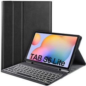 تصویر کیف کیبورد دار تبلت سامسونگ Galaxy Tab S6 Lite SM-P615 ساخت شرکت IVSO 