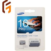 تصویر رم میکرو اس دی 16 گیگابایت سامسونگ مدل UHS-I Pro Samsung Micro SDXC UHS-I Card 16GB Pro