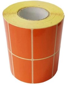 تصویر لیبل نارنجی mm34*51 