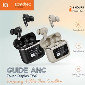 تصویر هندزفری بلوتوثی پرودو بلو مدل Porodo Soundtec Guide ANC TWS Porodo Soundtec Guide ANC TWS Earbuds