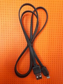 تصویر کابل فلت آیفونی Remax Fast Series RC-008 2.1A 1m Remax Fast Series RC-008 2.1A 1m Flat USB To Lightning Cable