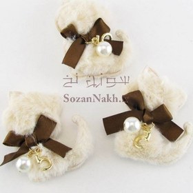 تصویر اپلیکه گربه پشمالو 