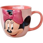 تصویر ماگ دیزنی طرح برجسته نیکی لند رنگ صورتی 