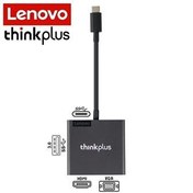 تصویر هاب تایپ C لنوو Thinkplus TPOHC407 پشتیبانی از 4K 