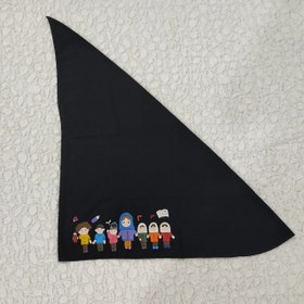 تصویر مقنعه نقاشی شده 