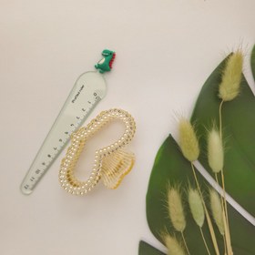 تصویر کلیپس مرواریدی قلبی کد 10027092 