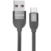 تصویر کابل تبدیل USB به microUSB آرسون مدل AN-S3V طول 1 متر 