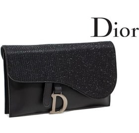 تصویر کیف دستی مجلسی شاین دیور Dior رنگ مشکی 