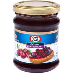 تصویر مربا آلبالو شیشه 290 گرمی چین چین مربا آلبالو شیشه 290 گرمی چین چین