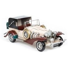 تصویر اشیاء دکوراتیو و مجسمه چند رنگ کرم ماشین فلزی قرمز شیء 34X14X13 سانتی متر Lucky Art 