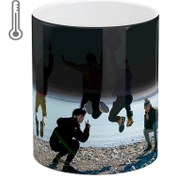 تصویر ماگ(قاشق و جعبه رایگان) حرارتی آبنبات رنگی بی تی اس BTS کد MKSA0464 (قاشق و جعبه رایگان)