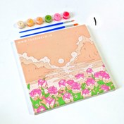 تصویر بوم نقاشی شماره گذاری شده سایز ۲۰*۲۰ 