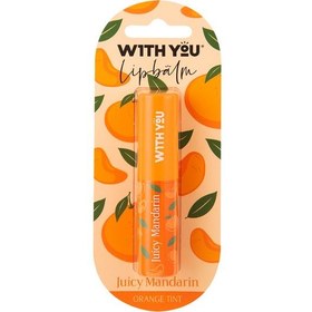 تصویر بالم لب ویت یو مدل Juicy Mandarin با رایحه نارنگی ۲.۶ گرم 