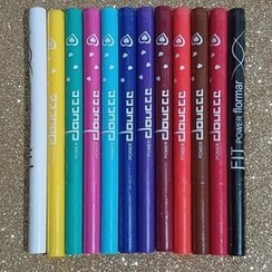 تصویر پک 12عددی خط چشم رنگی ماژیکی – ضد آب، بدون پخش شدگی + خشک شدن سریع 