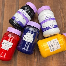 تصویر رنگ اکریلیک رپین سفید ۸۵۰ میل 