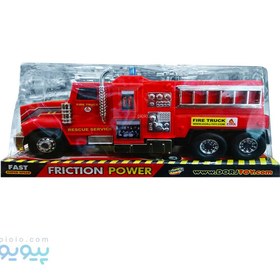 تصویر ماشین آتش نشانی اسباب بازی dorj toy dorj toy fire engine