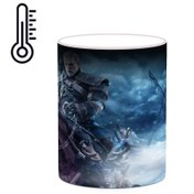 تصویر ماگ حرارتی گردو چاپ مدل بازی ویچر The Witcher 3 Wild Hunt کد mgh31144 