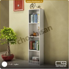 تصویر کتابخانه ایستاده با جنس MDF 
