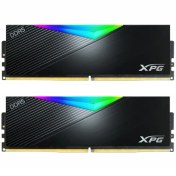 تصویر رم کامپیوتر ایکس پی جی دو کاناله Lancer RGB فرکانس 6400 مگاهرتز DDR5 تایمینگ CL32 حافظه 32 گیگابایت XPG Lancer RGB Dual Channel CL32 6400MHz DDR5 32GB Computer RAM