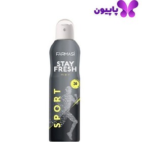 تصویر اسپری دئودورانت 24 ساعته stay fresh فارماسی 