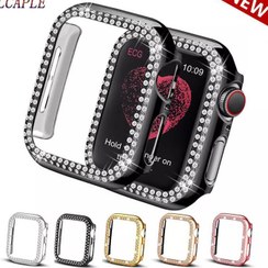 تصویر گارد اپل واچ دو ردیف نگین دیاموند جنس هارد 