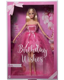 تصویر عروسک باربی مدل تبریک تولد برند barbie Barbie Signature Birthday Wishes Doll